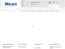Tablet Screenshot of mrava.sk